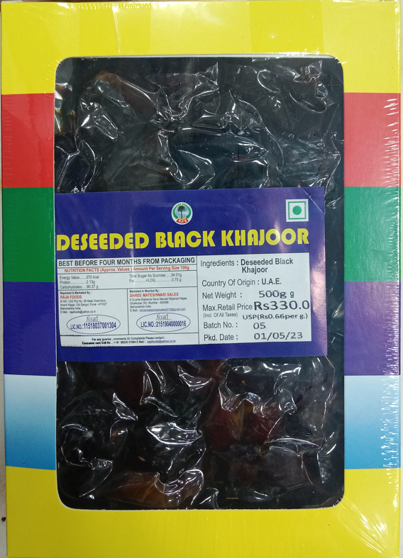 Desseeded Black Dates Rs 330 2523